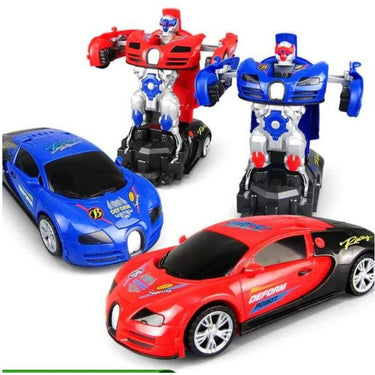 2-in-1 Transformer Robot Police Car
